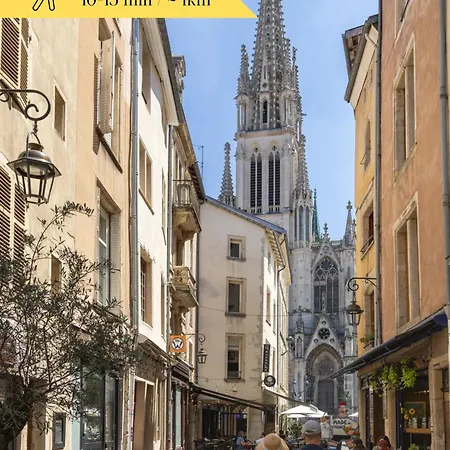 Lägenhet L'azur Des Trois Maisons-nancy Centre